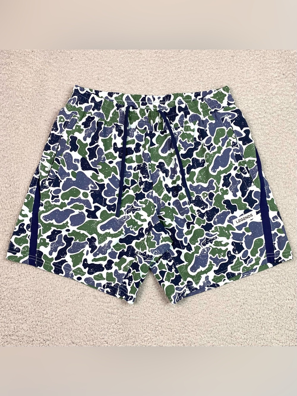 Legends Bishop Shorts Mens Size S Linerless Gym Workout 7" Inseam Athletic Small